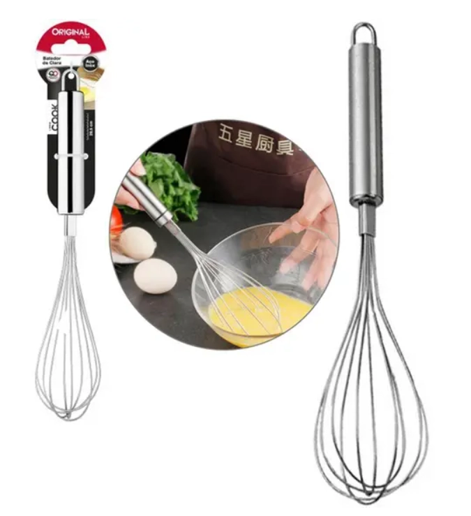Batedor De Clara Inox Original Line Cook 28,5cm