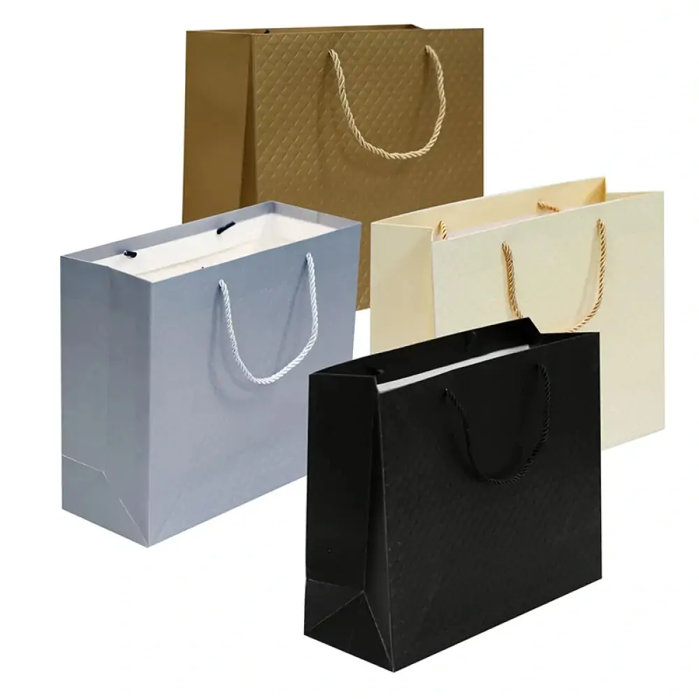 Sacola Papel Pres Strip 12x9x36cm Yangzi