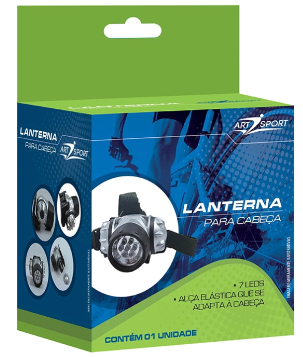 Lanterna Para Cabeca 7 Leds 832340 Issam