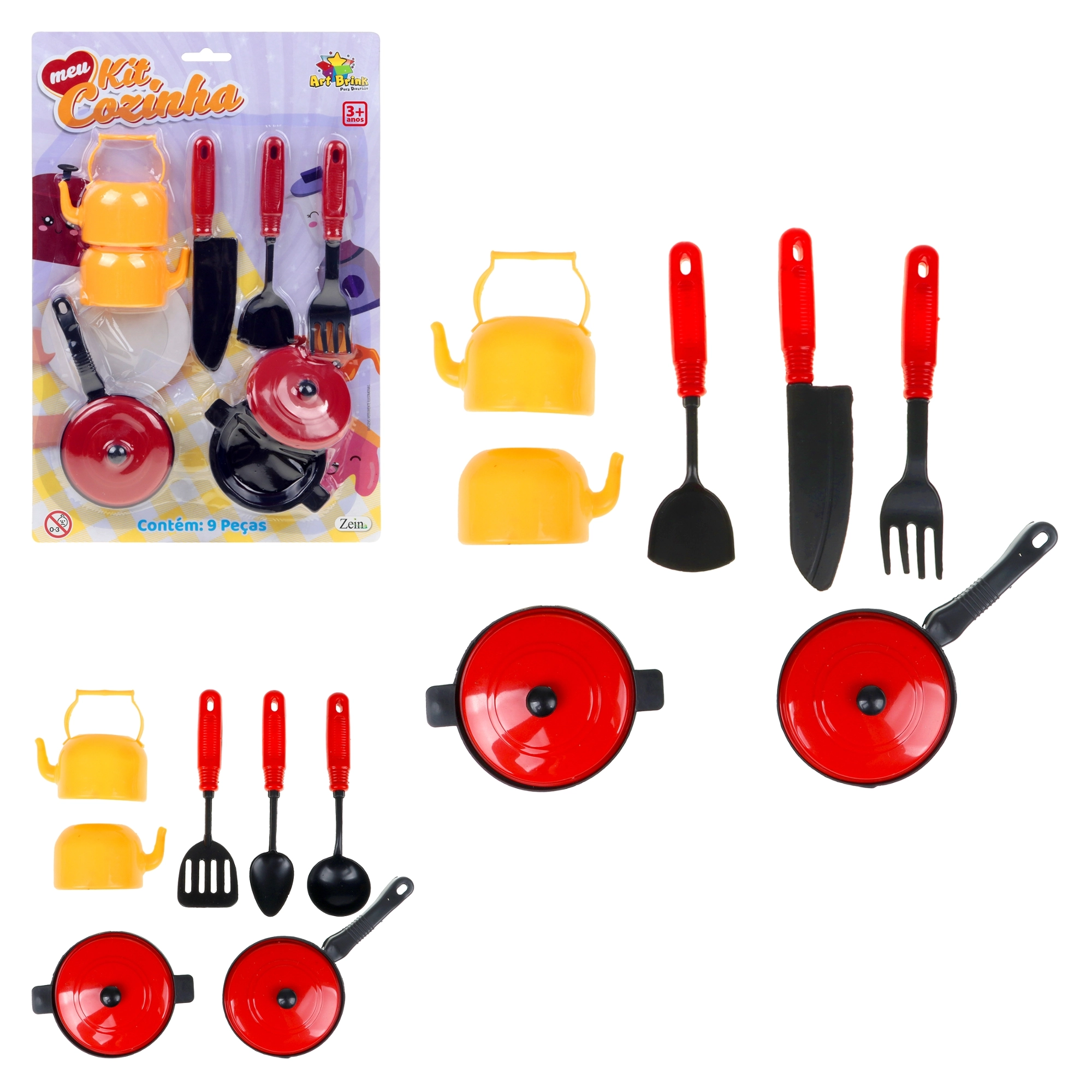 Kit Cozinha 9pcs Art Brink