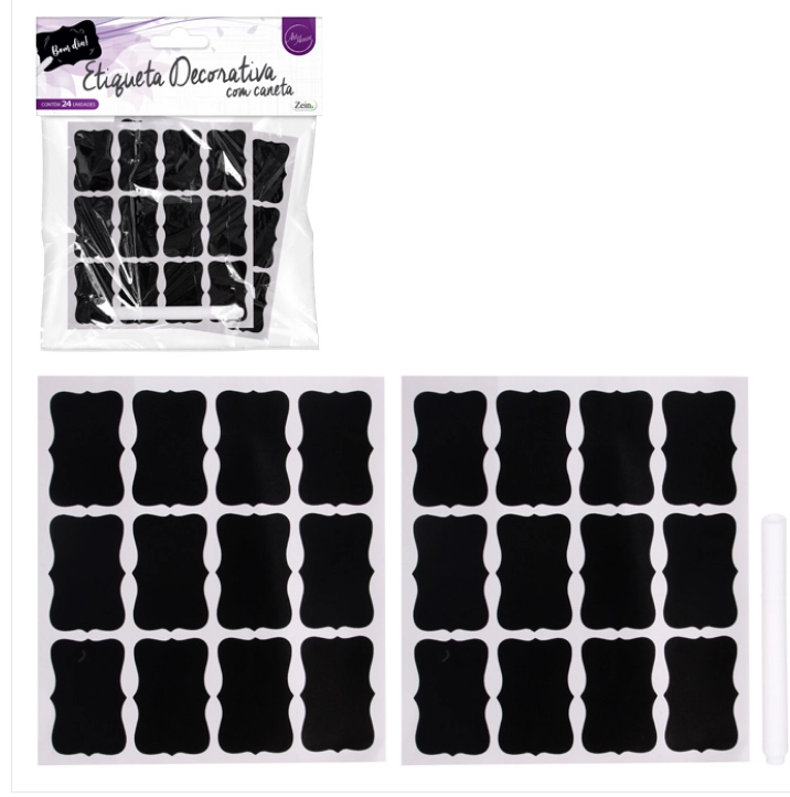 Etiqueta Decorar Black Caneta 839544 Issam
