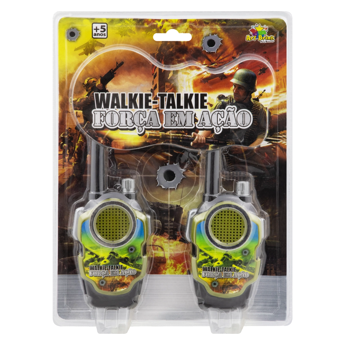 Walkie Talkie Força Em Ação Art Brink