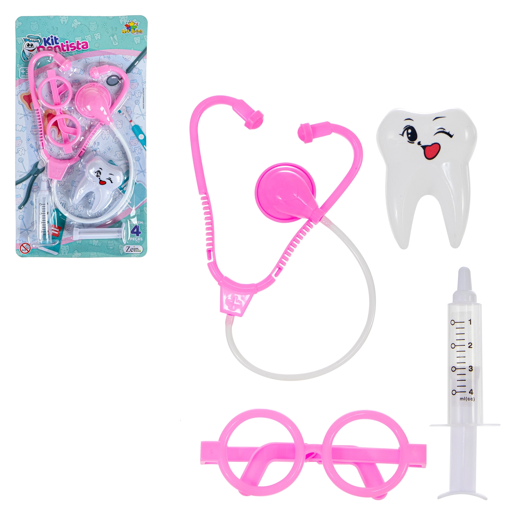 Kit Dentista Zein 422271 4pcs Girl