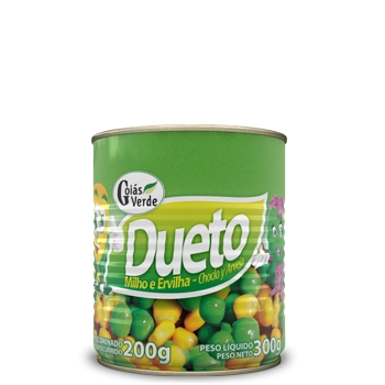 Ervilha E Milho Verde Em Conserva Dueto Bonare Lata 170g