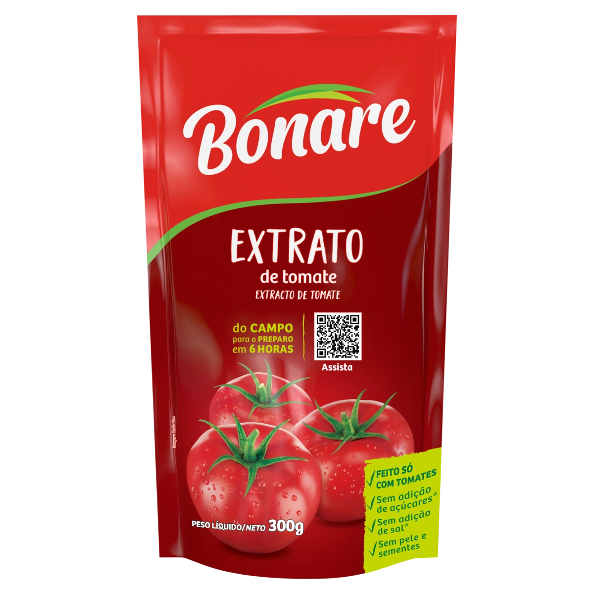Extrato De Tomate Bonare Sachê 300g