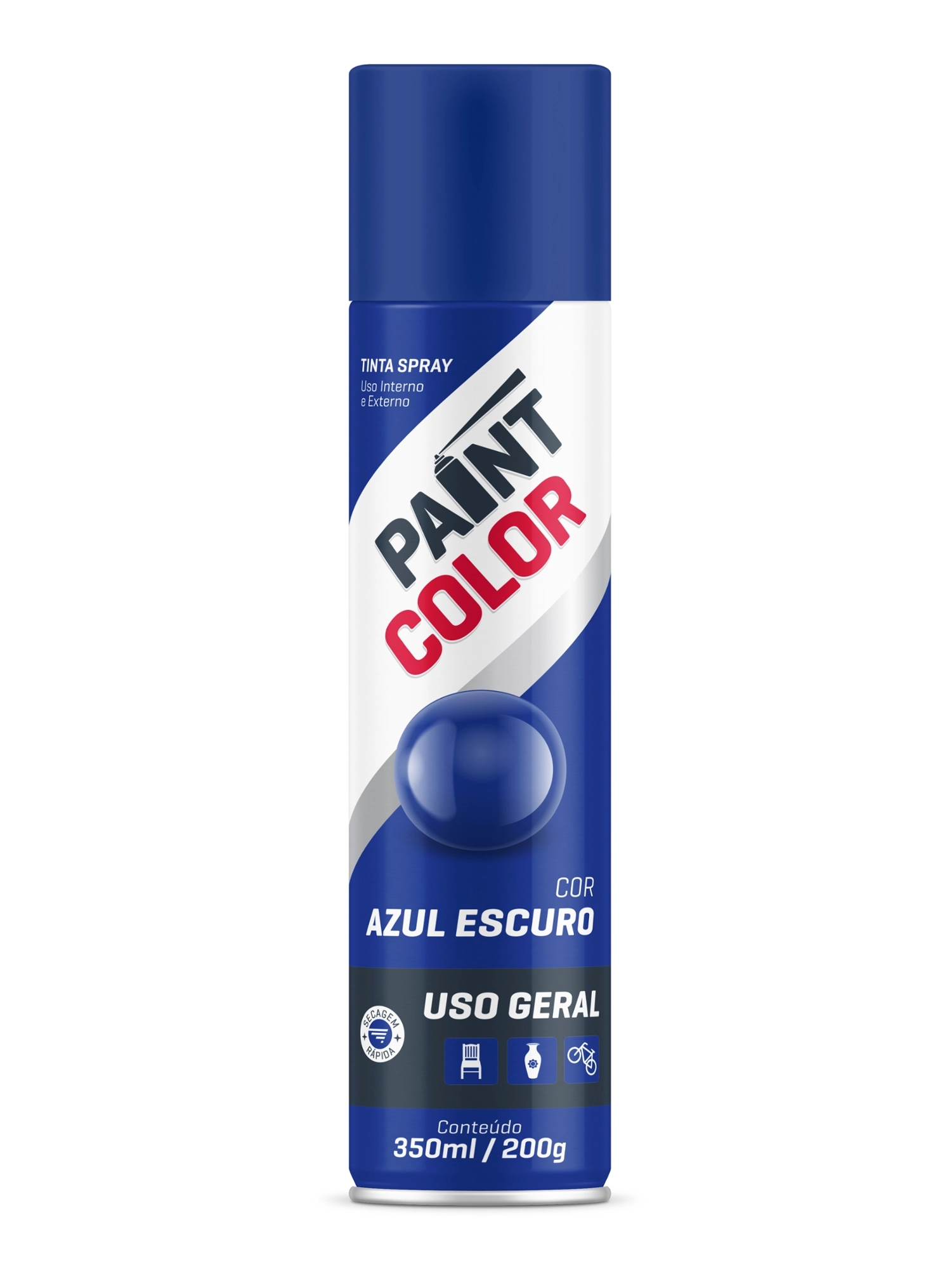 Tinta Paintcolor 350ml Azul Escuro 5510104 Baston