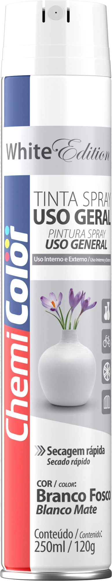 Tinta Spray 250ml Br Fosco Chemicolor