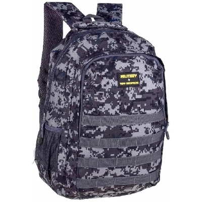 Mochila Juvenil Camuflada Masculina Poliester 18 Ml1053 Bf Brasil