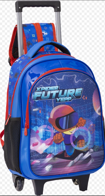 Mochila Rodas Infantil Masculina Xpider Azul Mim6328 C Bf Brasil