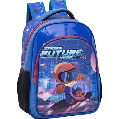 Mochila Infantil Masculina Xpider Azul Mim6328 16 Bf Brasil