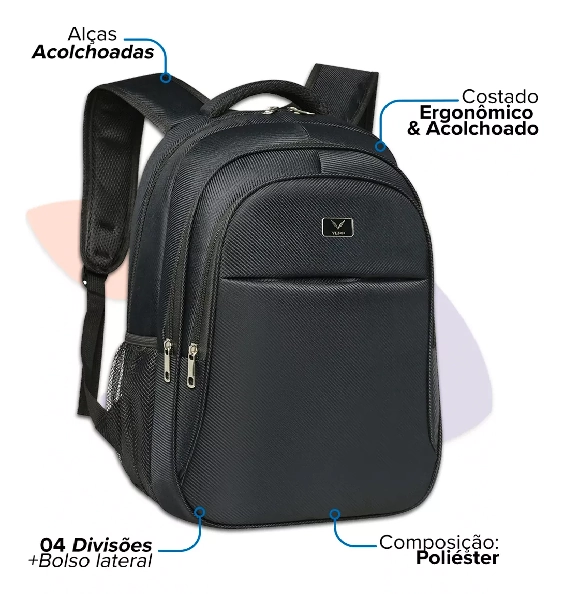 Mochila Notebook Preta Mn4157 Bf Brasil