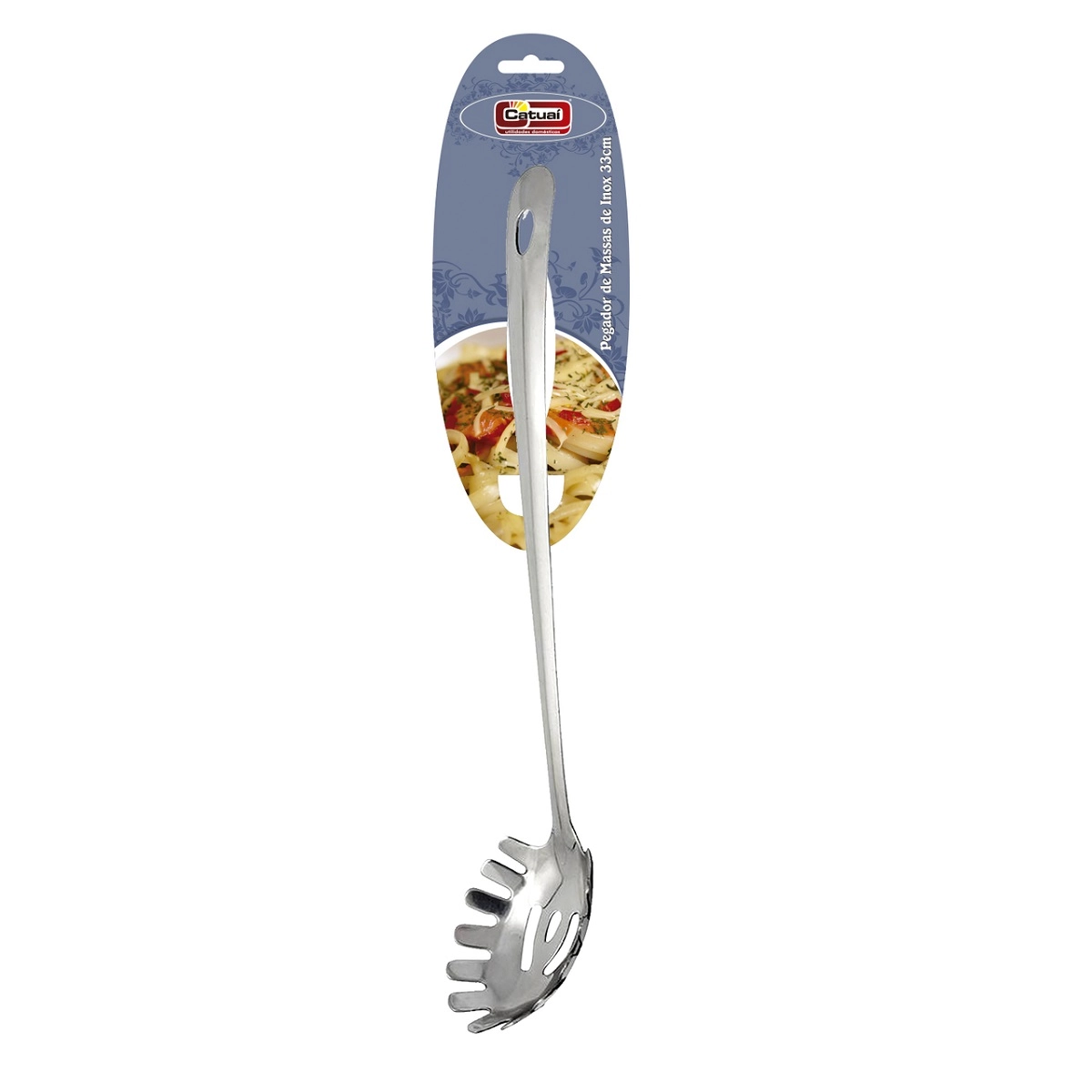 Colher Para Espaguete Em Inox 33cm