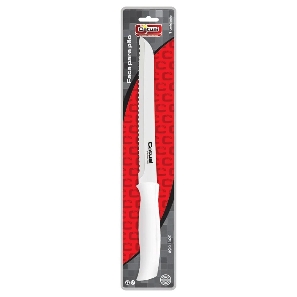 Faca Catuai P/ Pao Inox N. 8 C.br