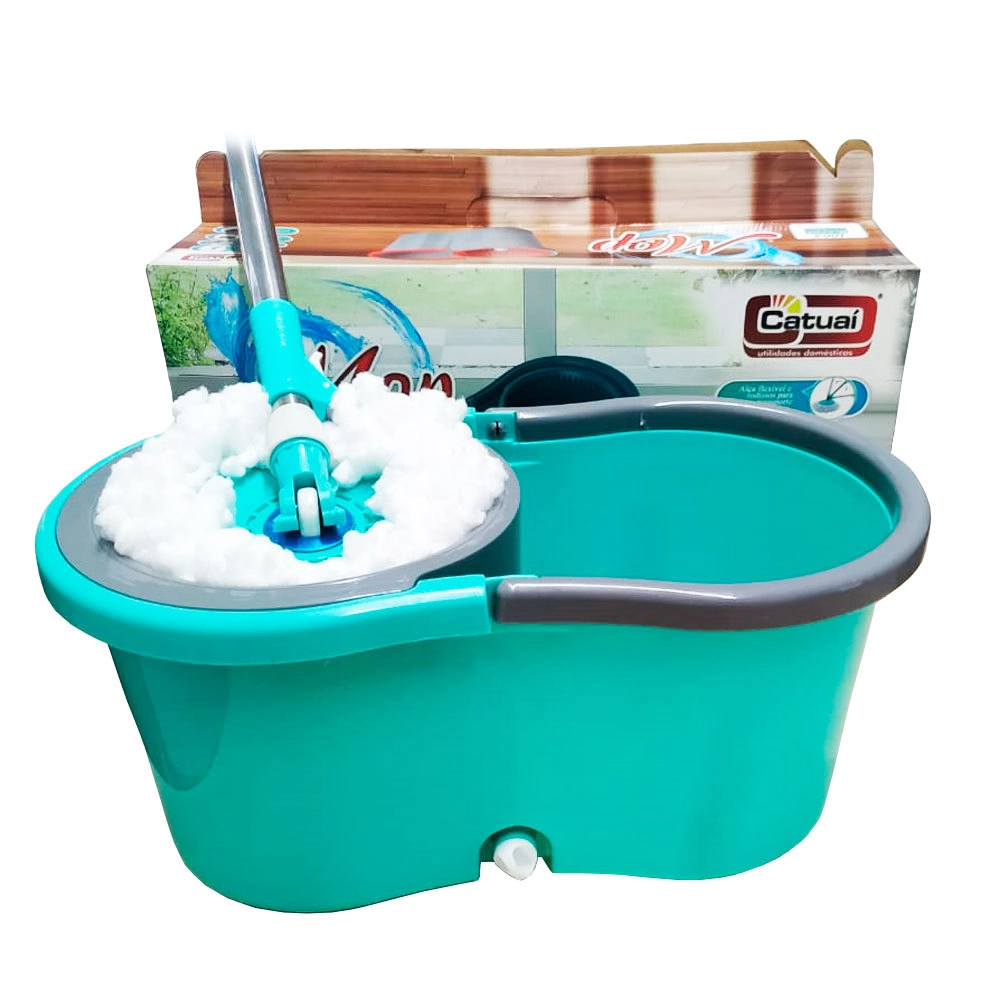 Balde Mop Catuai Centrifuga Esfregao 360 Colors