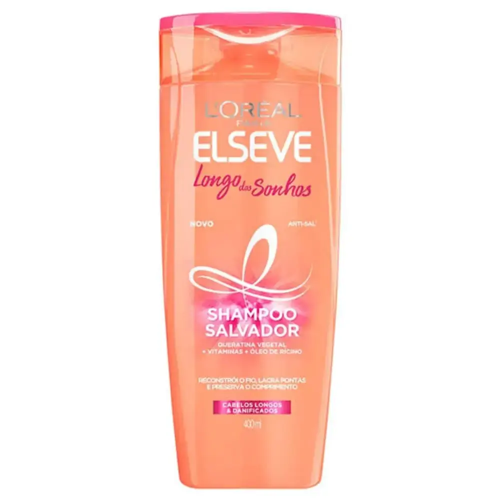 Shampoo Loréal Paris Elseve Longo Dos Sonhos Frasco 400ml