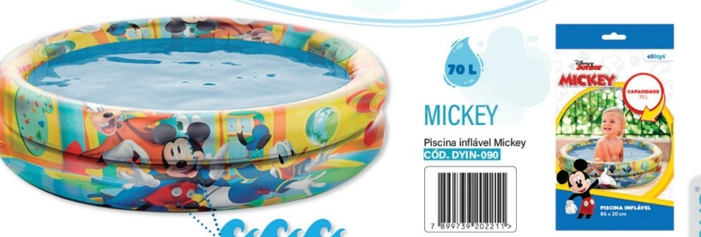 Piscina Inf Mickey 70l