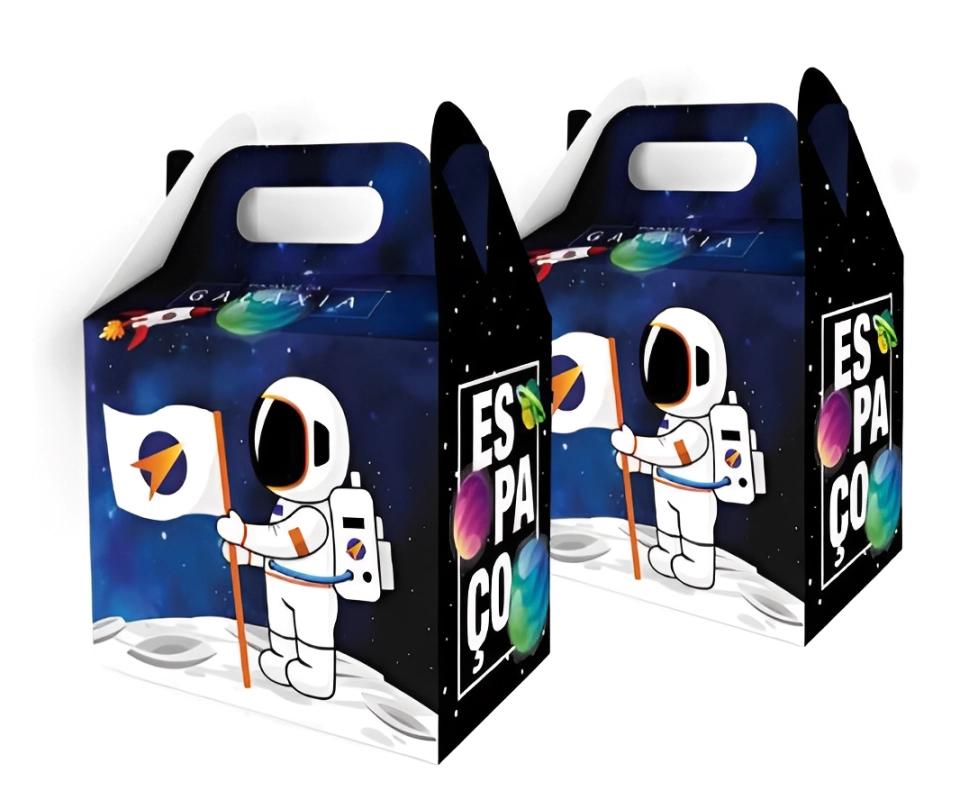 Caixa Surpresa Maleta Espacial C/4un Regina Festas