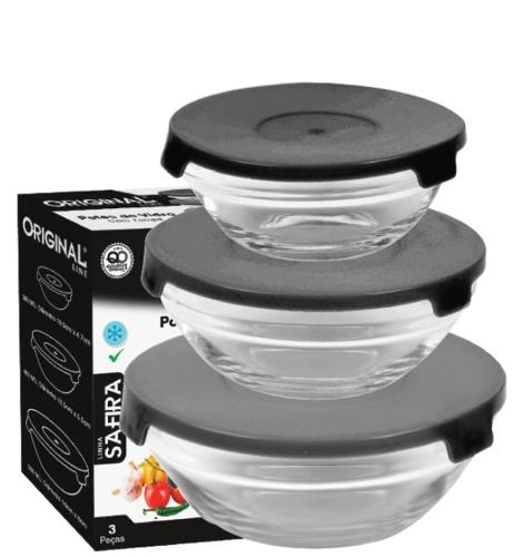 Pote Hermetico Quad C/tampa 320 Ml Sl0847 Original