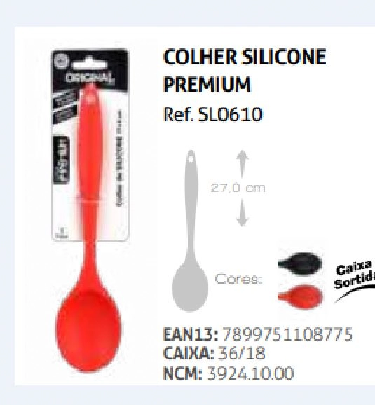 Colher Silicone Original Line Premium