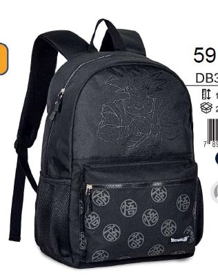 Mochila Costa Dragon Ball Preta Clio Style