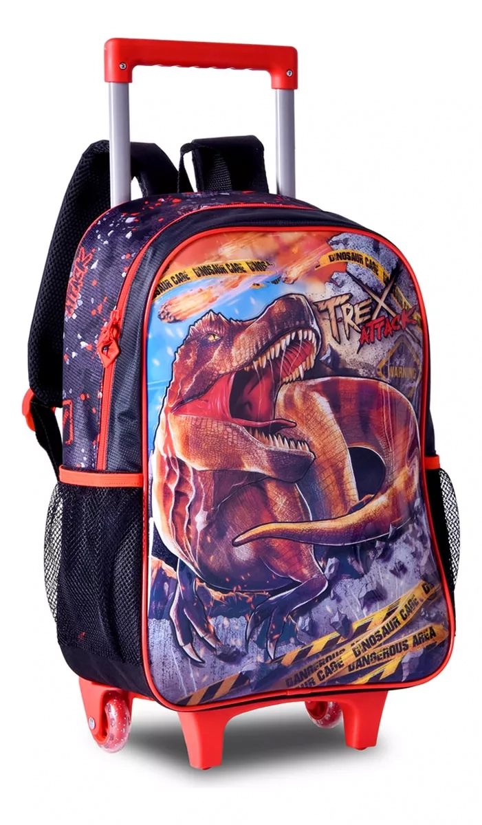 Mochila Roda Infantil Masculina T Rex Tx23012k Clio
