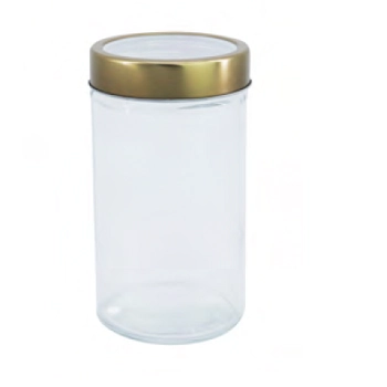 Pote Vidro Transp C/tampa De Acril 500ml Lyor 1261