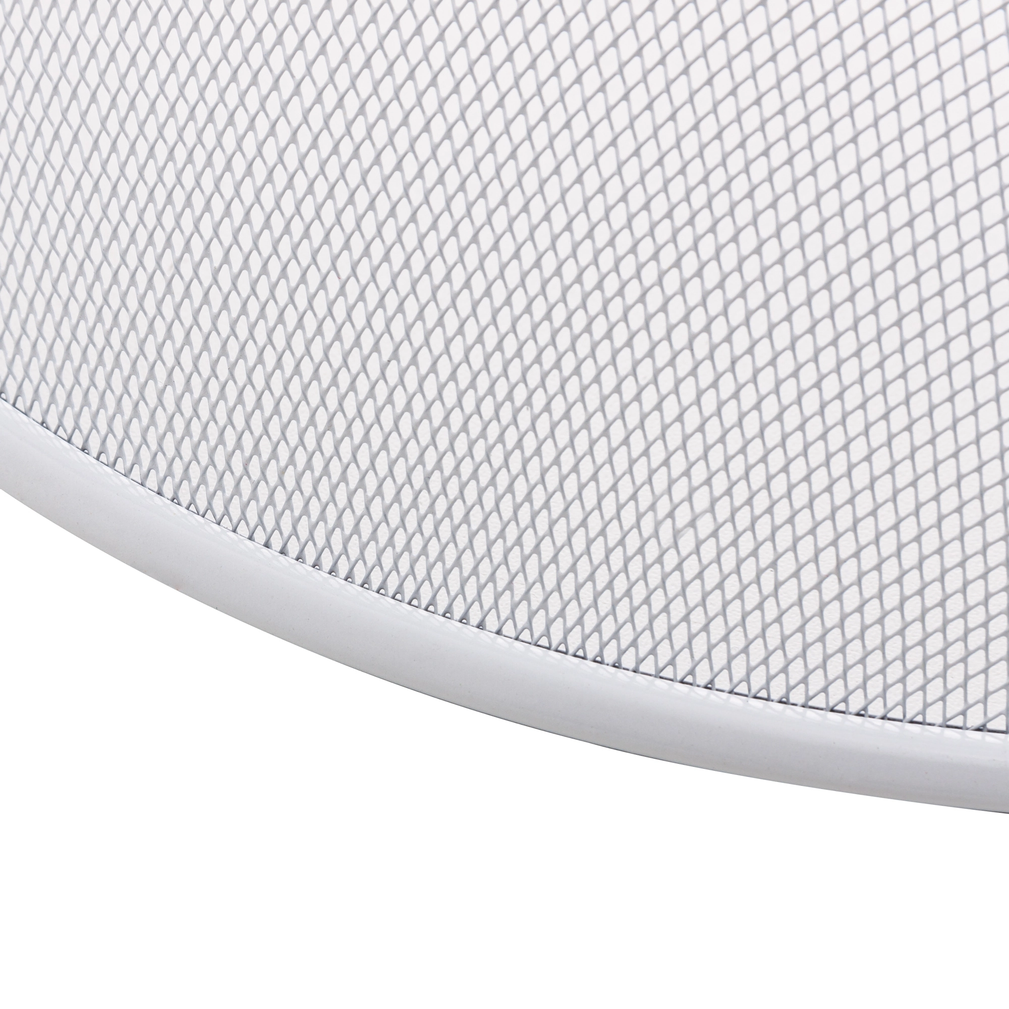Tela Protetora Para Alimentos De Metal Revestida Com Plástico Branca 35x13cm Lyor