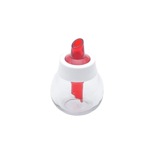 Acucareiro De Vidro Dulce 180ml Vermelho