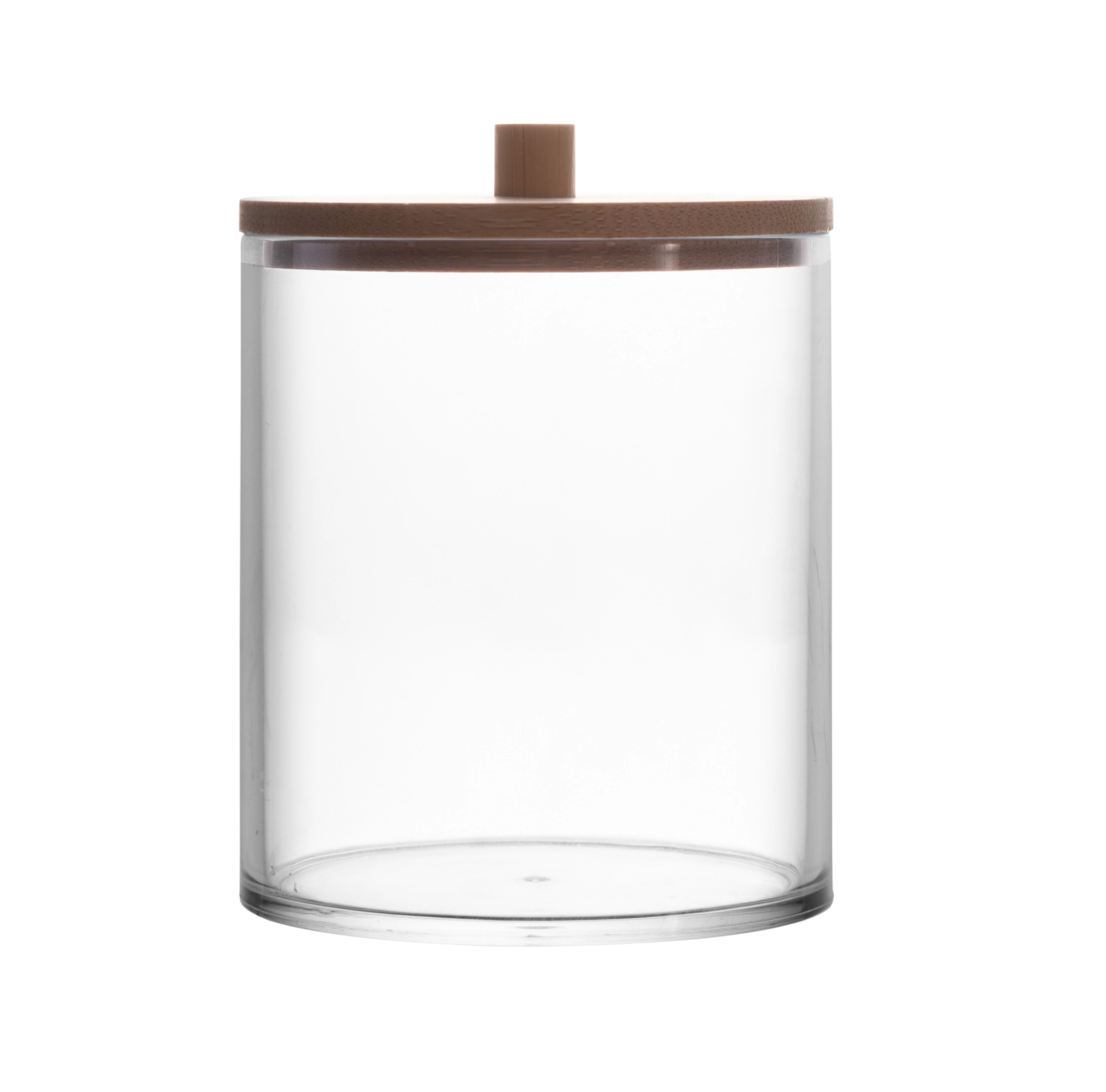 Porta Cotonete Tampa Bambu My Box 7x18cm 5990 Lyor