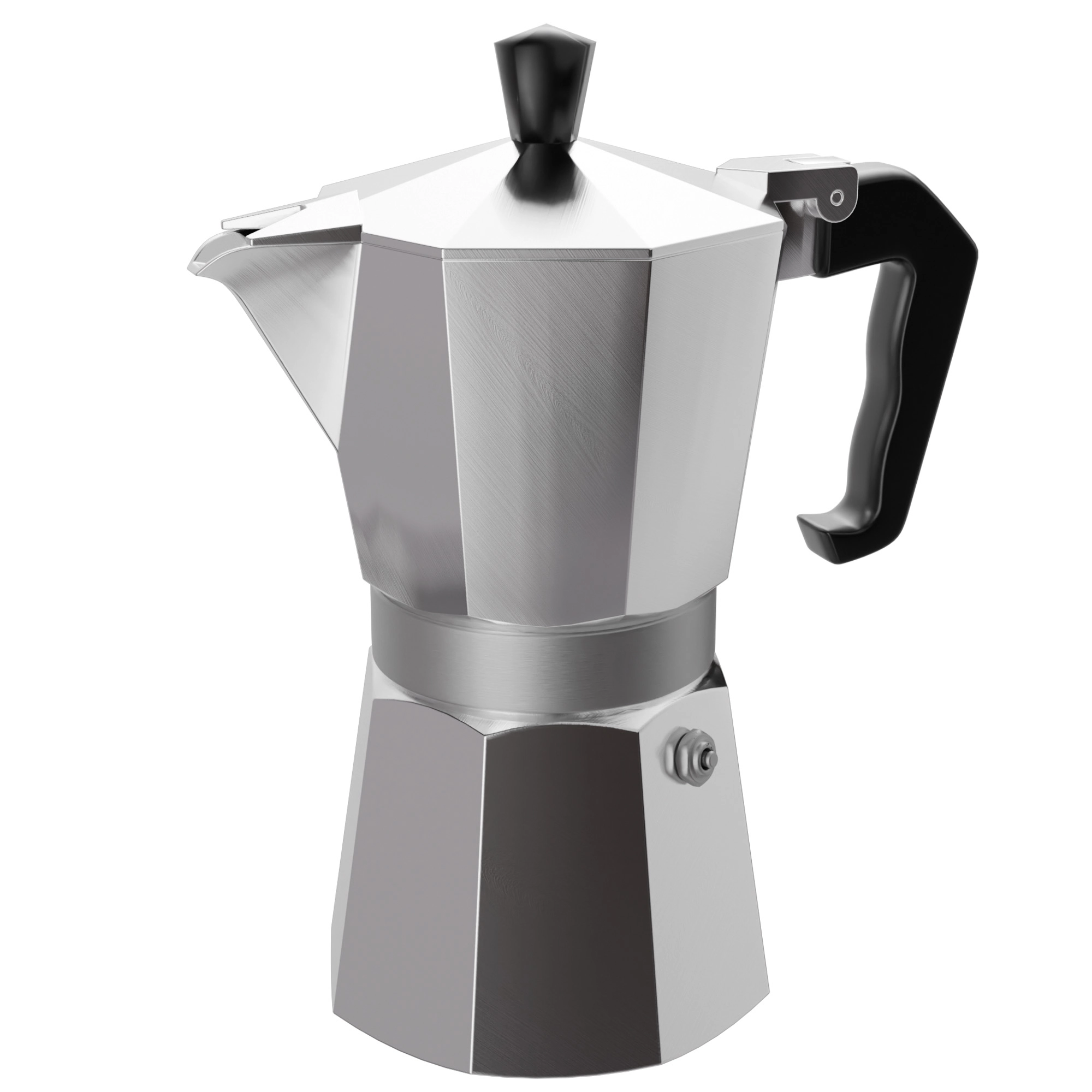 Cafeteira Italiana Alum 6 Doses C/cbo Baquelite 250ml Lyor