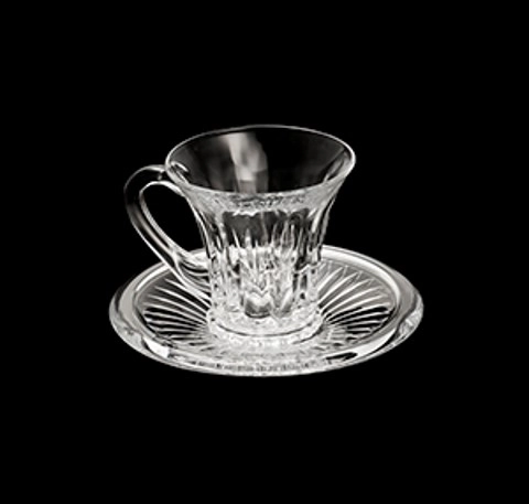 Xicara P/cafe De Cristal Diamond 105ml 9270