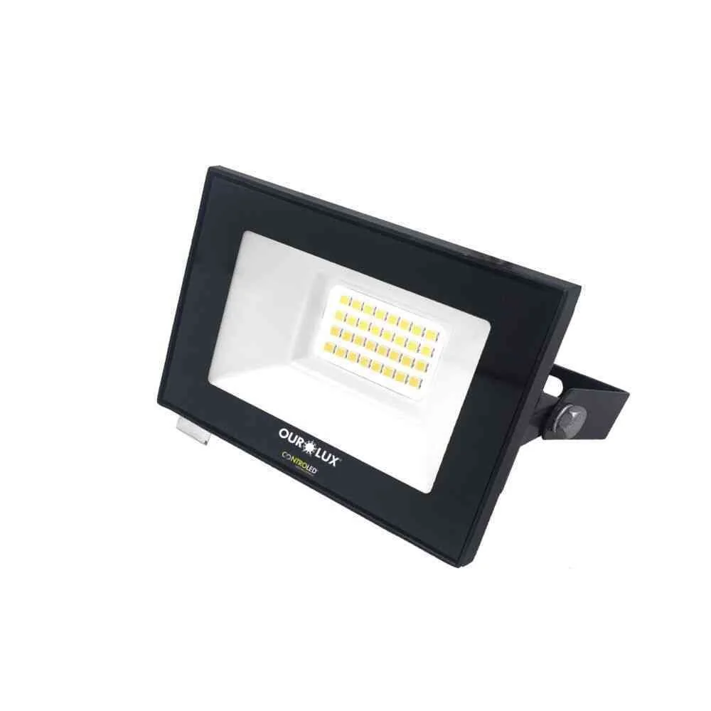 Refletor Led 30w Com Sensor De Luminosidade 6500k