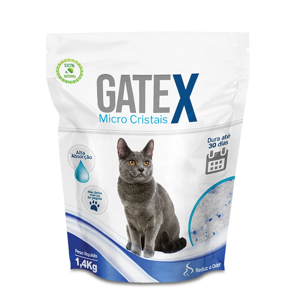 Areia Higiênica Sílicatradicional Gatex 1,4kg