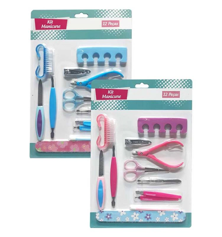 Kit Manicure Com 12 Pecas Ref Im46096