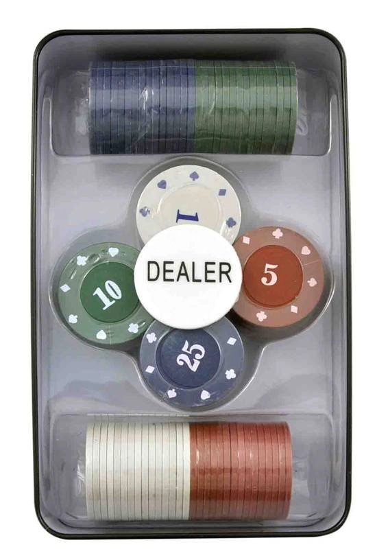 Fichas P/jogo Poker Prof. Im42058 C/100pcs