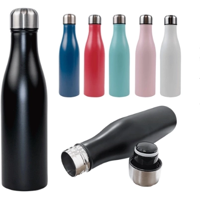 Garrafa Inox Colorido 500ml 6.9x26.2cm Ca12340 Imporiente