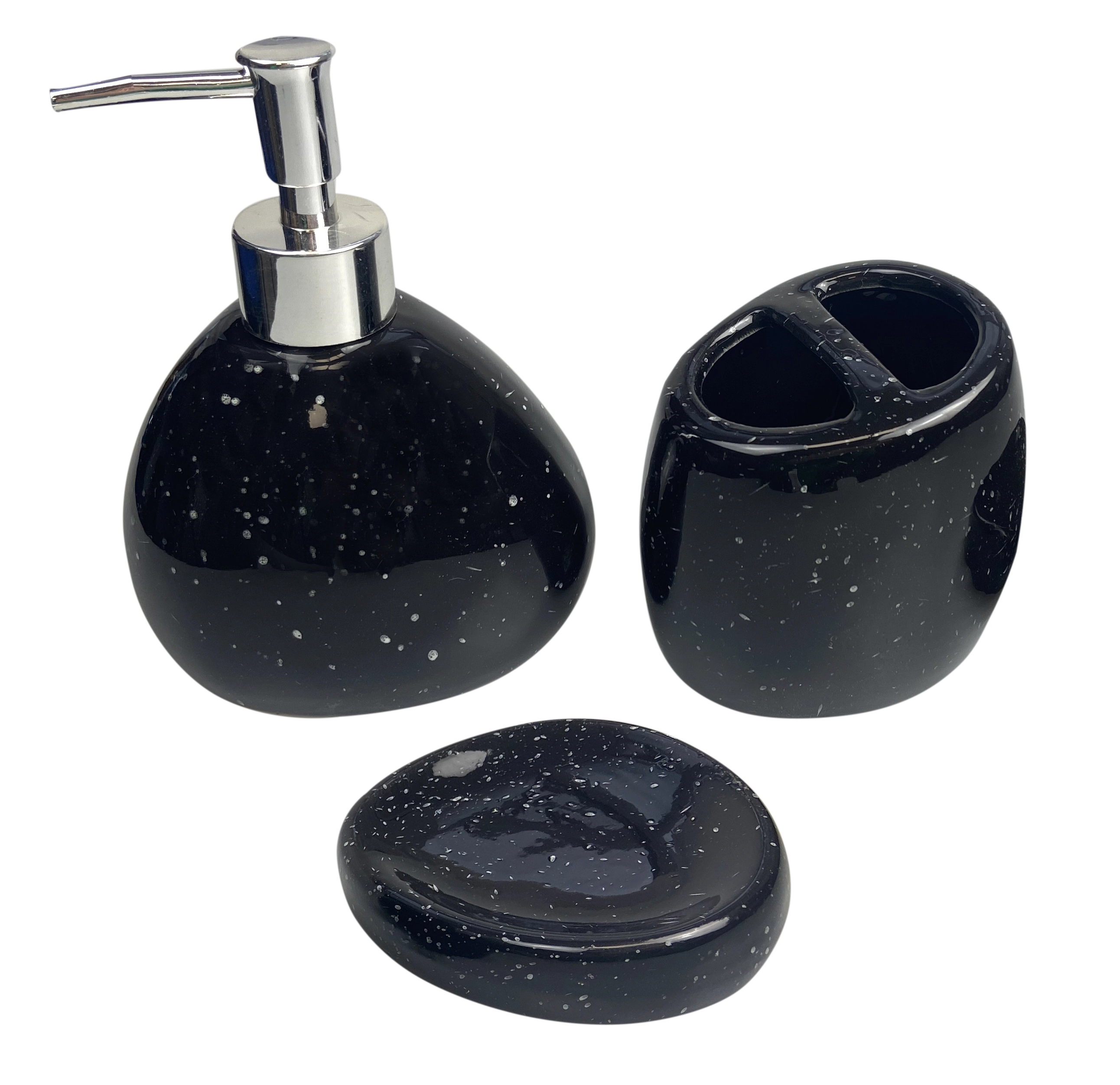 Kit Banheiro Ceramica 3pcs Ca18049 Imporiente