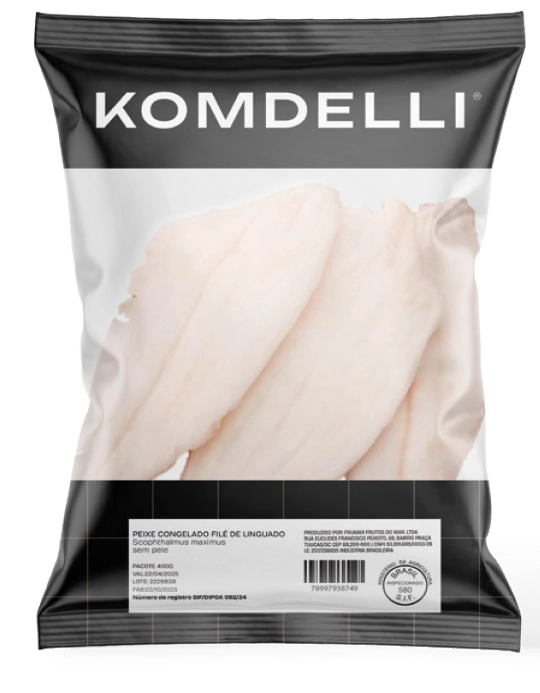 File De Linguado Komdelli 400g