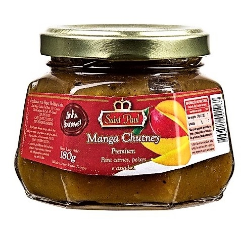 Chutney De Manga Gourmet Saint Paul Vidro 06x180 G