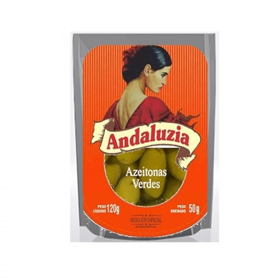 Azeitona Verde Andaluzia Sache 50g C/caroco
