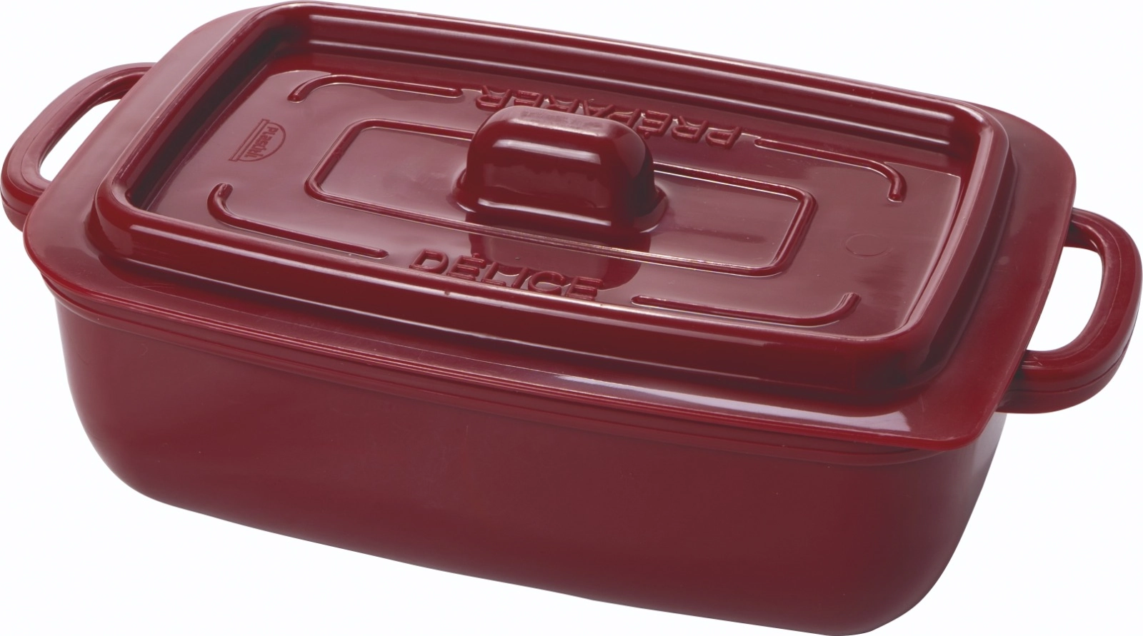 Pote Supreme Redondo Vermelho Cereja 450ml 18337 Plasutil