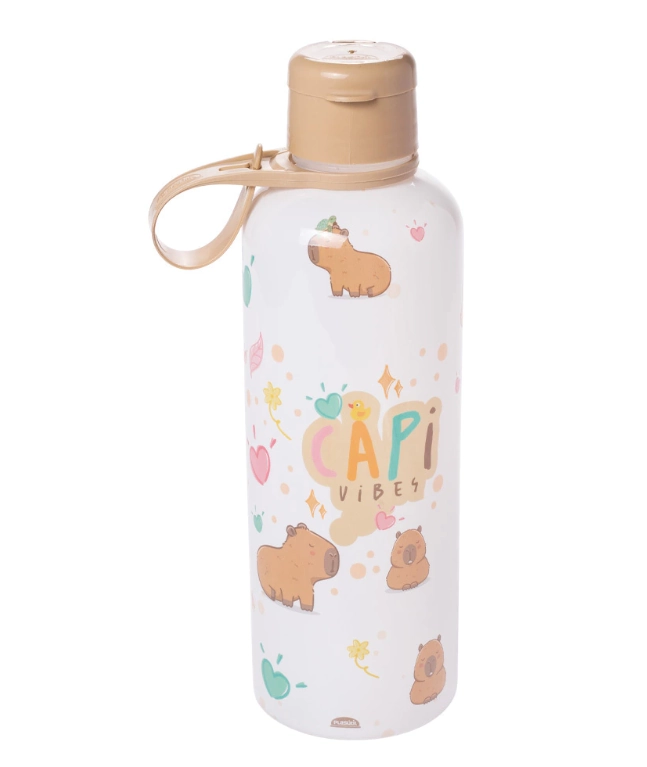 Garrafa Cilindrica Capivara 970ml Plasutil