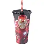 Copo Refri Homem De Ferro 700ml Plasutil
