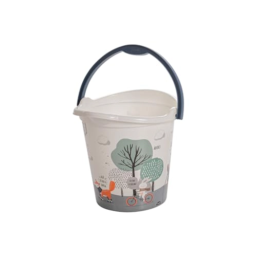Balde Baby Bichinhos 8l Azul 13395 Plasutil