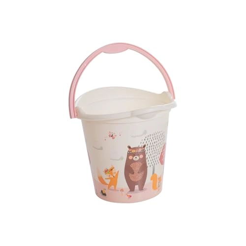 Balde Baby Bichinhos 8l Rosa 13360 Plasutil