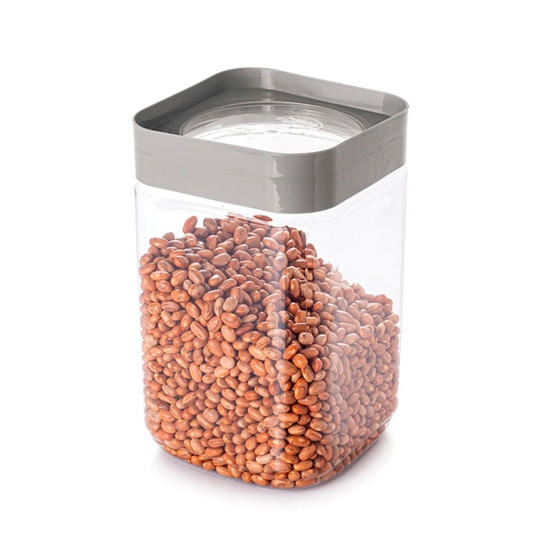 Pote Plástico Com Tampa Fendi Quadrado 2l Plasútil Plug