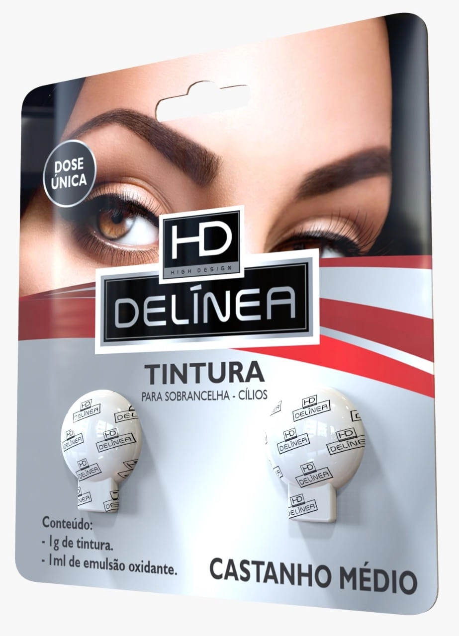 2228 Delinea Tint. Sobr. Castanho Medio Dose Uni