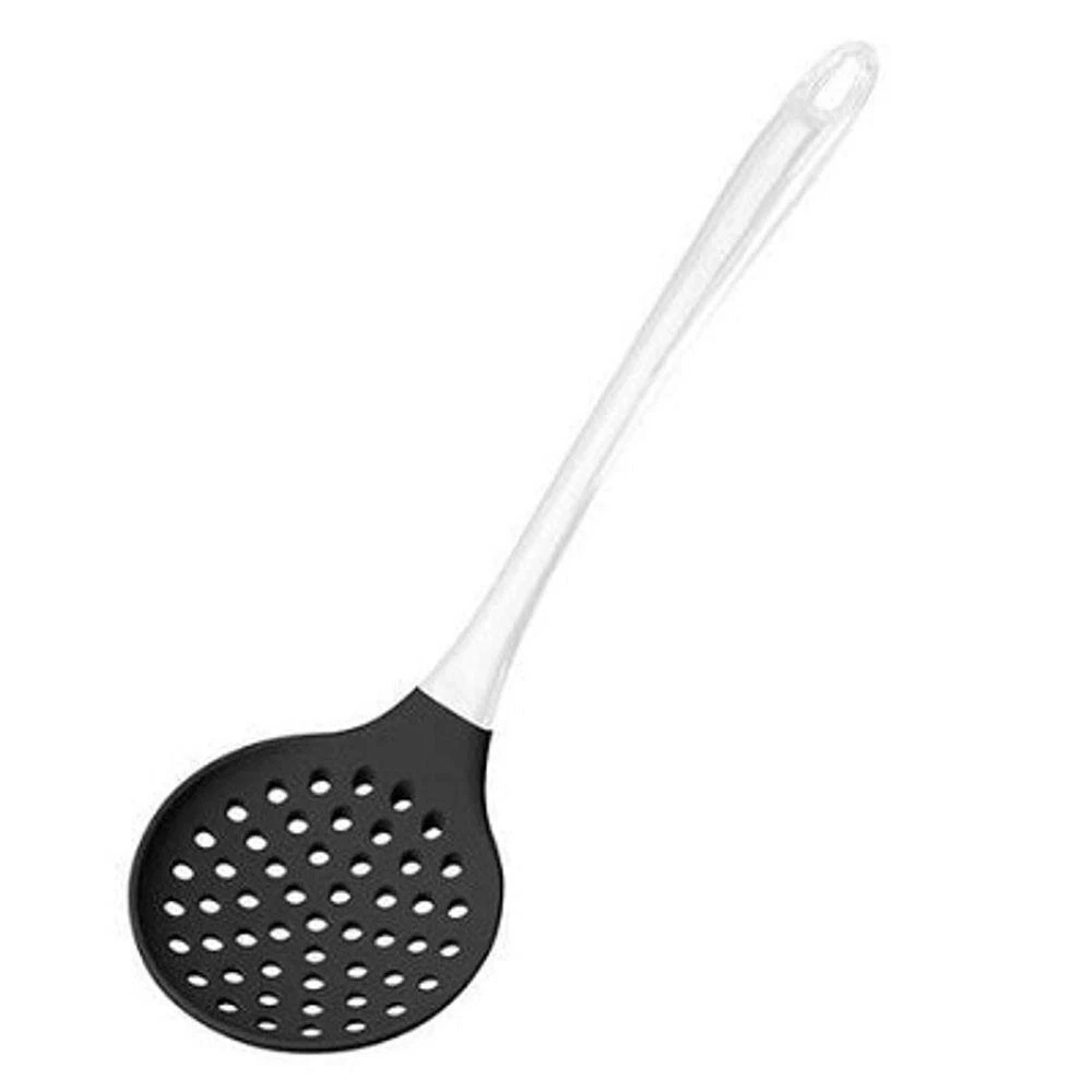 Escumadeira Up Home Silicone Un Cab Acril Preta
