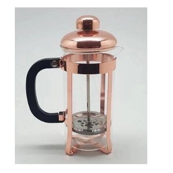Cafeteira Prensa Francesa Vidro/inox Rose 350ml