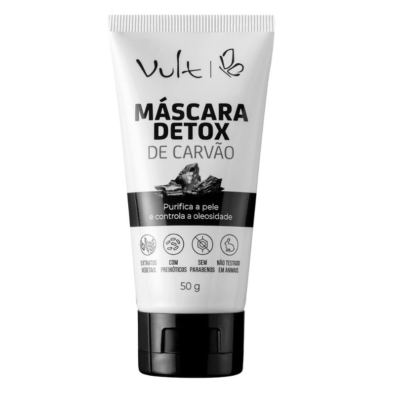 Mascara Facial Detox De Carvao Vult